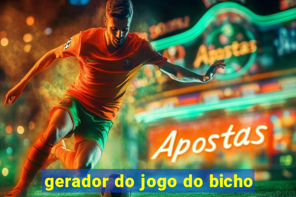 gerador do jogo do bicho